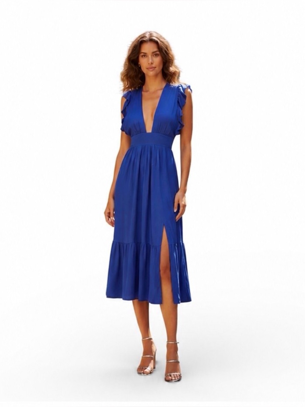 STILLWATER - Jessie Middi Blue Dress Size Large